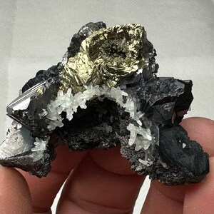 Schöner Sphalerit mit Chalkopyrit und Quarz aus der berühmten Mine vom 9.September, Madan,Bulgarien, Natur Kristall, N6157