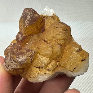 Lovely calcite with micro crystals rhodochrosite, Madan, Bulgaria, Natural crystal, Top condition, N8910