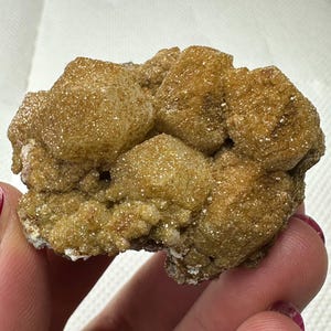 Lovely calcite with micro crystals rhodochrosite, Madan, Bulgaria, Natural crystal, Top condition, N8580