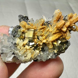 Beautiful sphalerite with siderite, pyrite and quartz from the famous 9th of September mine, Bulgaria, Natural crystal, N9111