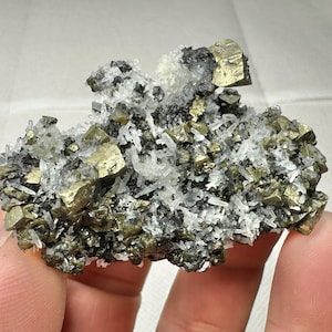 Nice chalcopyrite with sphalerite on quartz from the famous 9th of September mine, Madan,Bulgaria, Mineral, Natural crystal, N8630