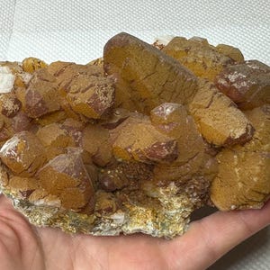 Lovely calcite with micro crystals rhodochrosite, Madan, Bulgaria, Natural crystal, Top condition, N8909
