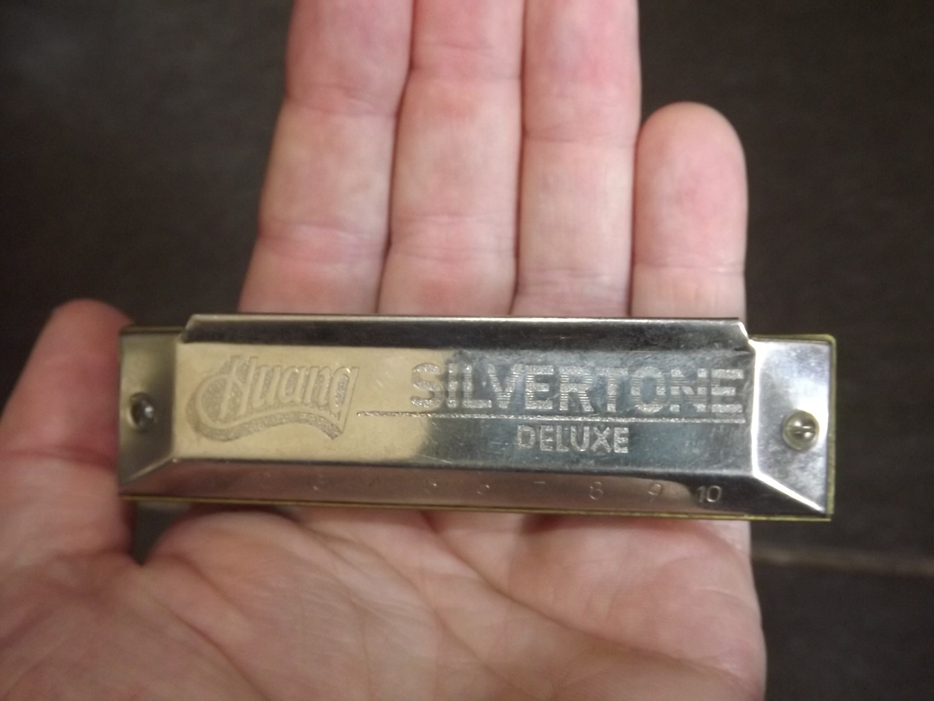 Vintage 1980s Huang Silvertone Deluxe Diatonic Harmonica Etsy