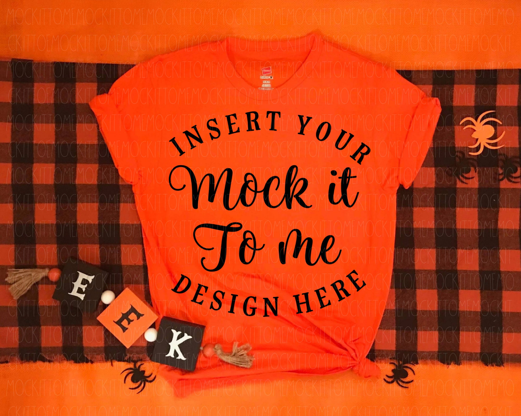 Download Orange Shirt Mockup Halloween Shirt Mockup Orange And Etsy