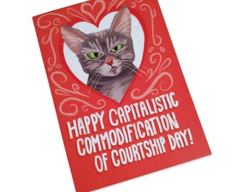 Happy Capitalistic Commodification Of Courtship Day! Cat Valentine&#39;s Card