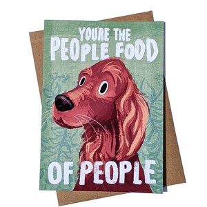 People Food Greeting Card