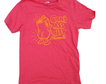 Can's Ass T-shirt Kansas City Football colors