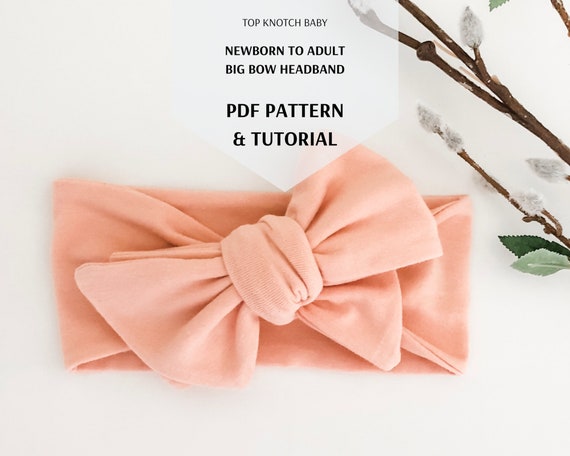 big bow headband for adults