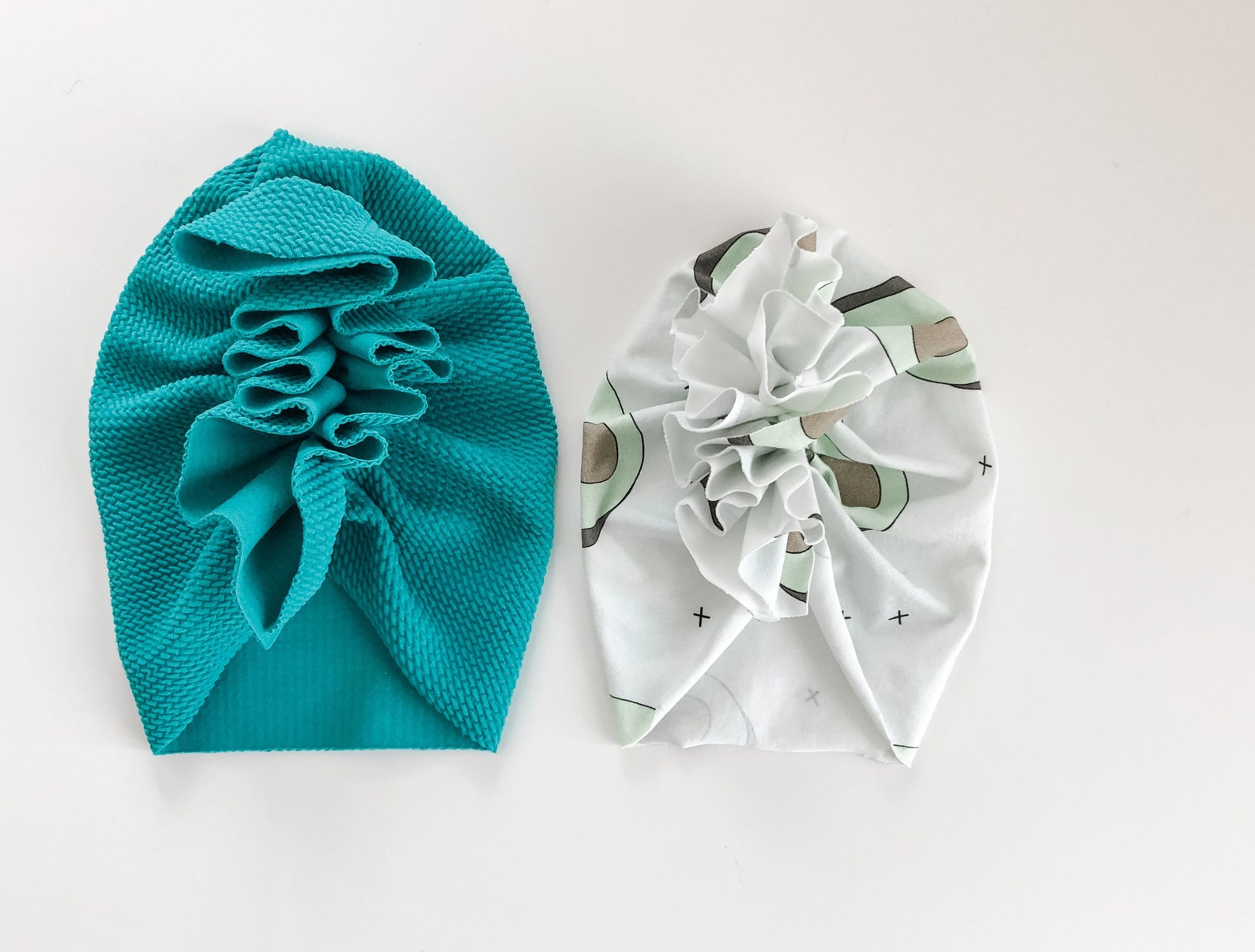 Baby Turban Sewing Pattern and Tutorial Ruffle Headwrap PDF Etsy UK