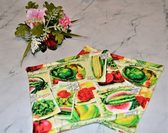 Hot Pad, Casserole Hot Pad Trivet 9" X 9" Reversible, Insulated, Kitchen accessory