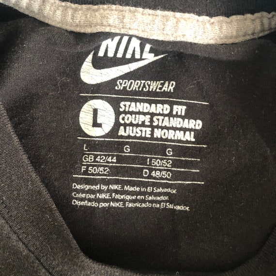 Vintage NIKE AIR MAX 1 Black T Shirt 