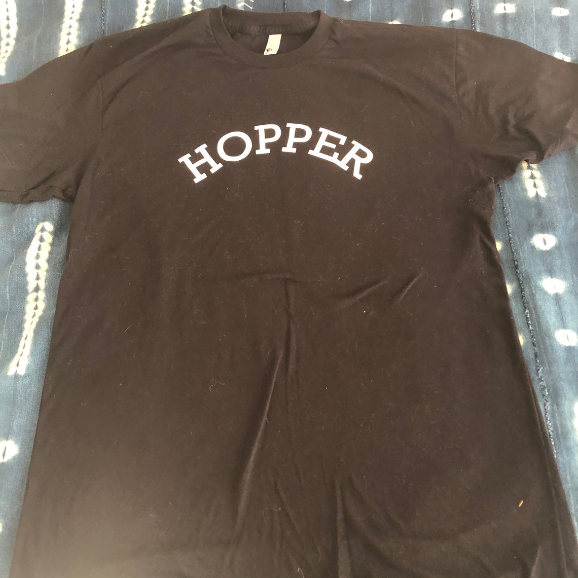 Custom New HOPPER Black Triblend T Shirt Large - Etsy