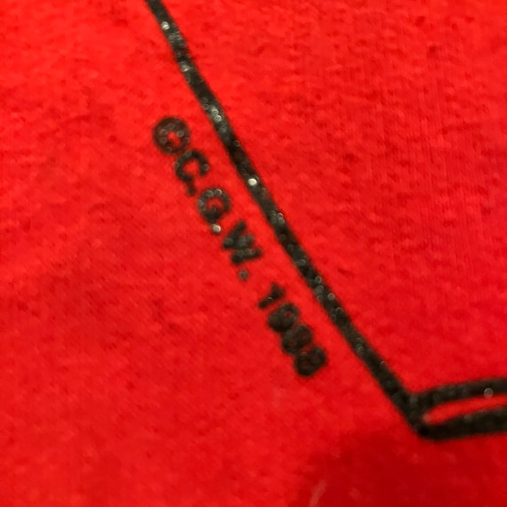 Vintage Calgary Stampeders CFL Sweatshirt, Red - image 3