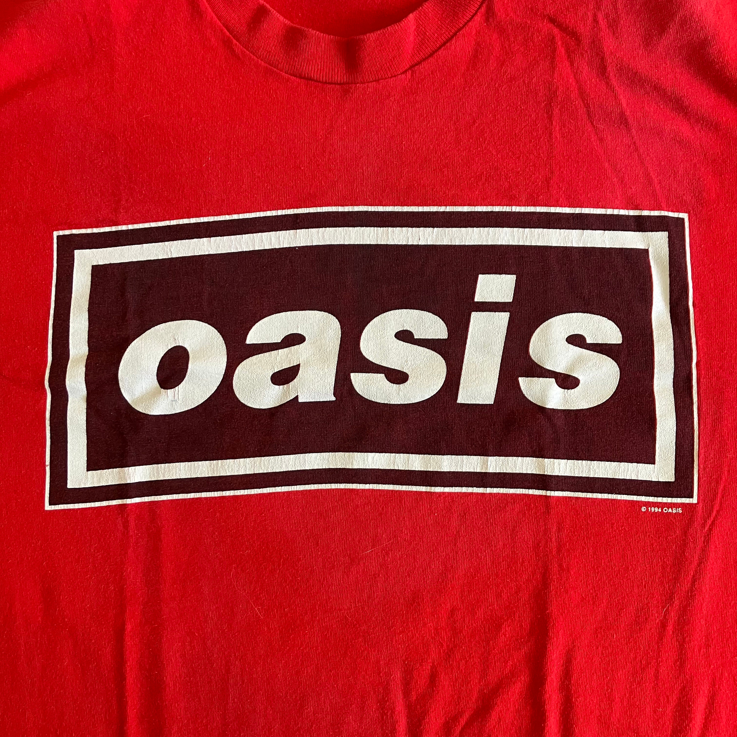 週末価格ヴィンテージ1994© OASIS U.S. TOUR Tシャツ 1994 OASIS US TOUR S/S TEE｜Tシャツ専門のビンテージショップ LOST