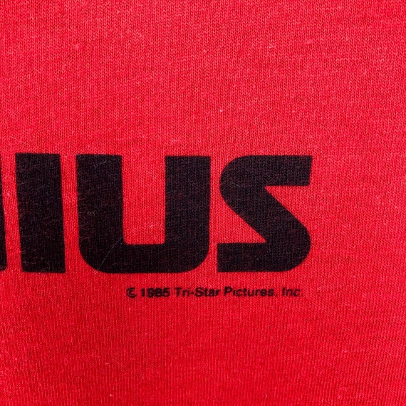 Vintage REAL GENIUS Movie T Shirt, Large, Red - image 5