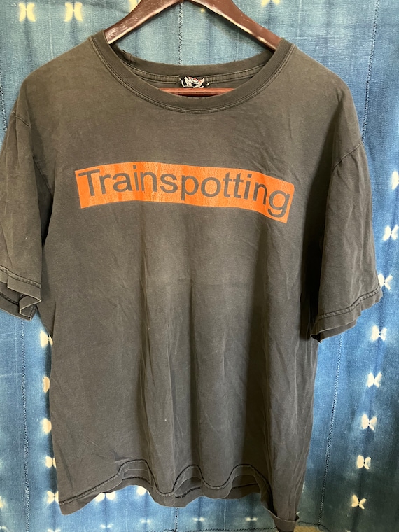 Vintage TRAINSPOTTING Movie T Shirt, Black, XL