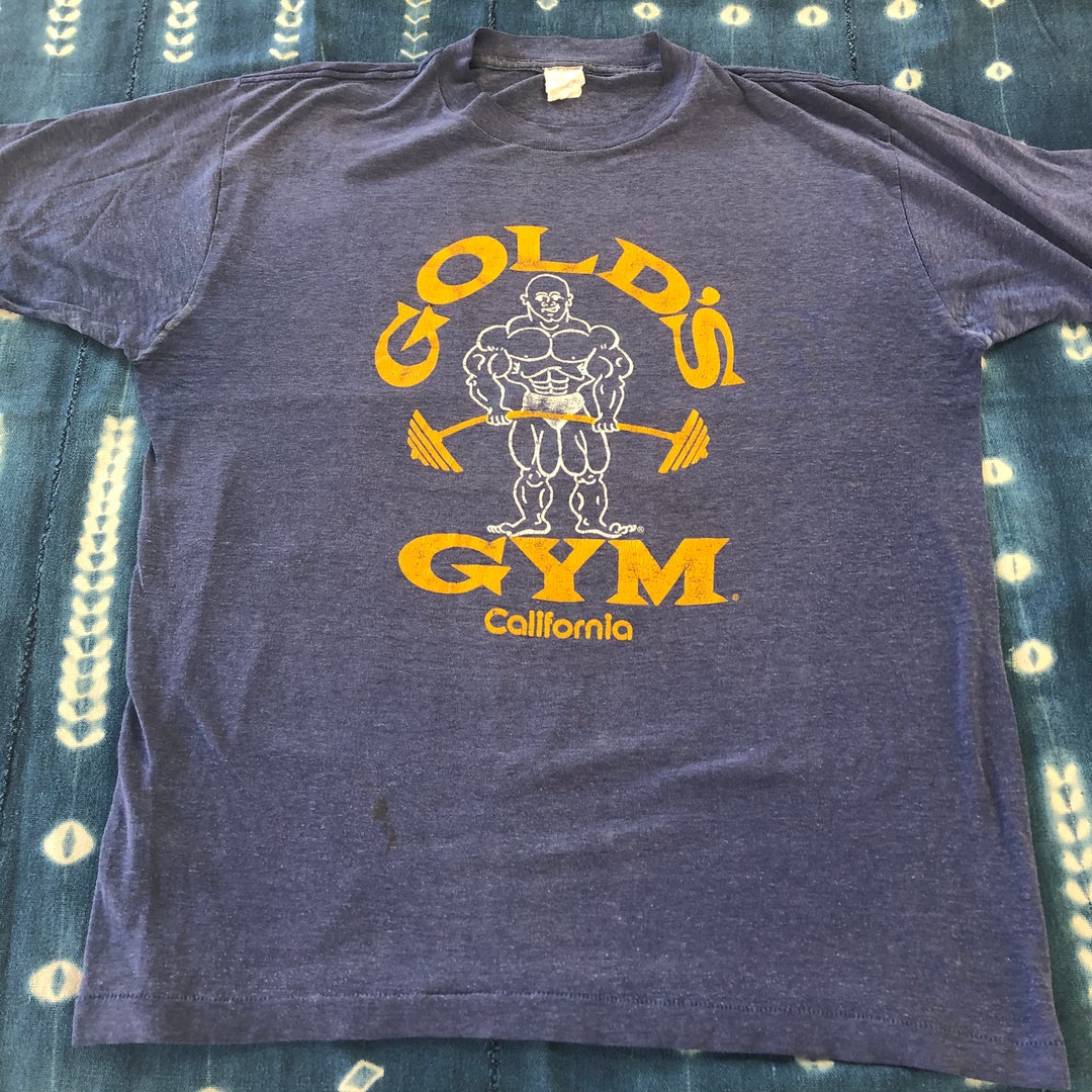 Vintage Oversized Gym Shirt - Washed Grey (Stay Golden)