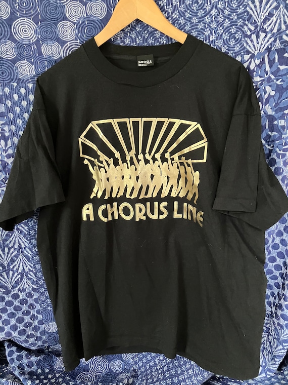 Original A Chorus Line Broadway T Shirt, Black, S… - image 1
