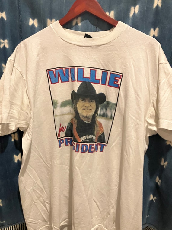 Vintage WILLIE NELSON T Shirt White XL - Etsy