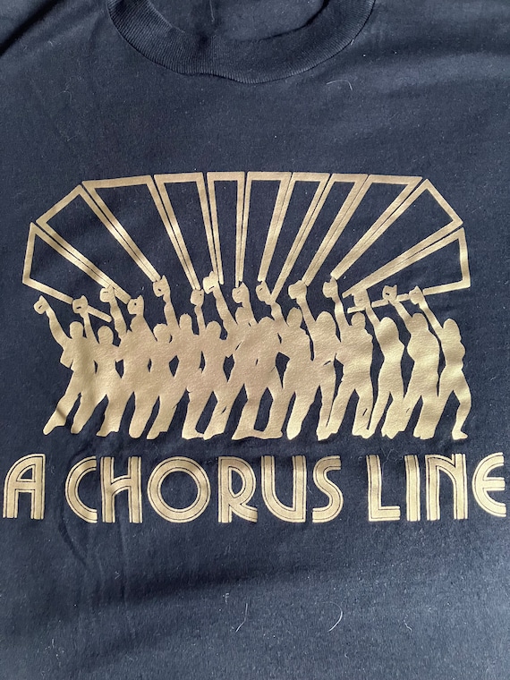 Original A Chorus Line Broadway T Shirt, Black, S… - image 3