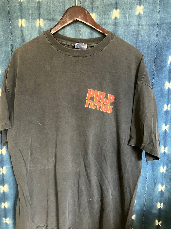 Vintage PULP FICTION Movie T Shirt, Black, XL - image 1