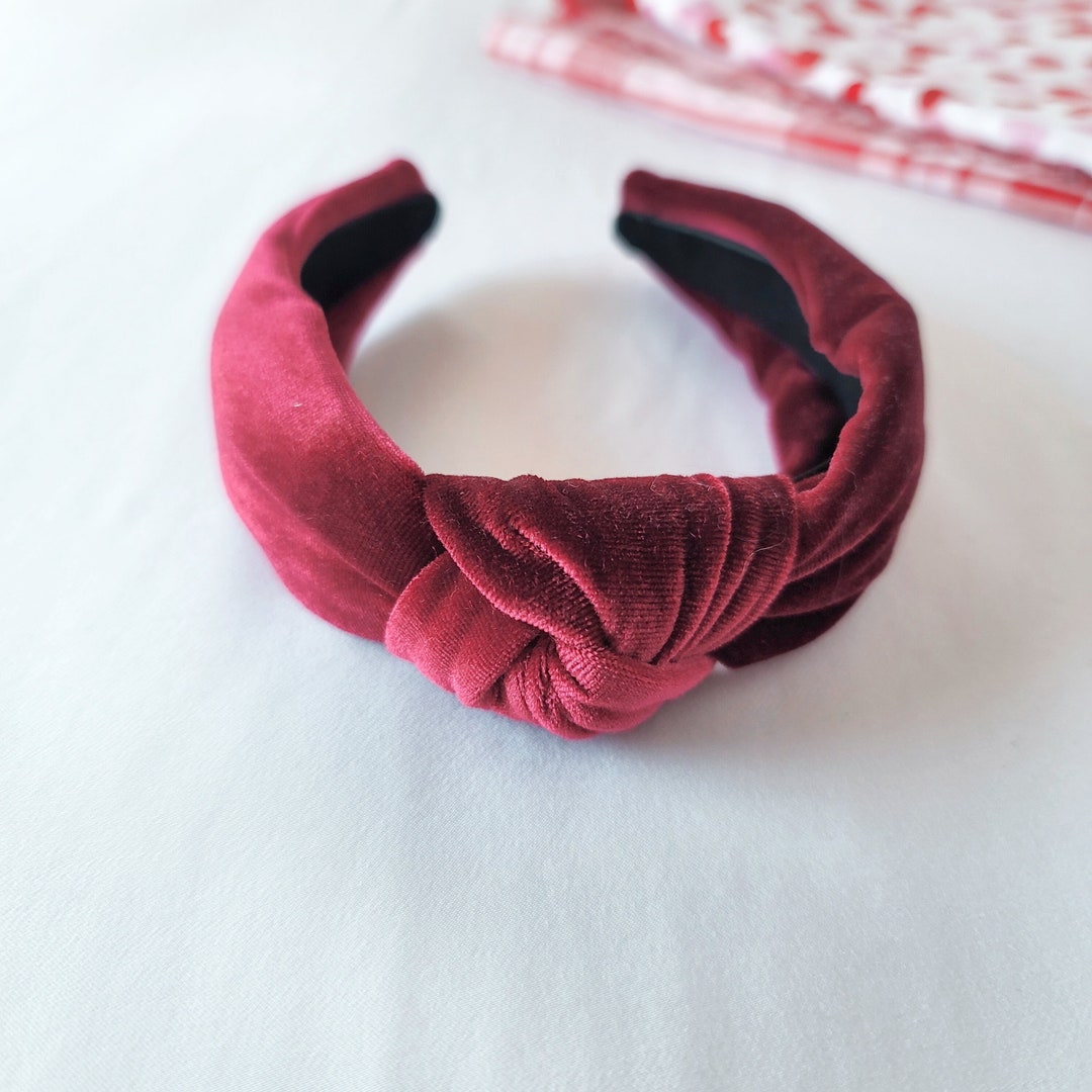 Red - Fabart Knotted Hair Band 11