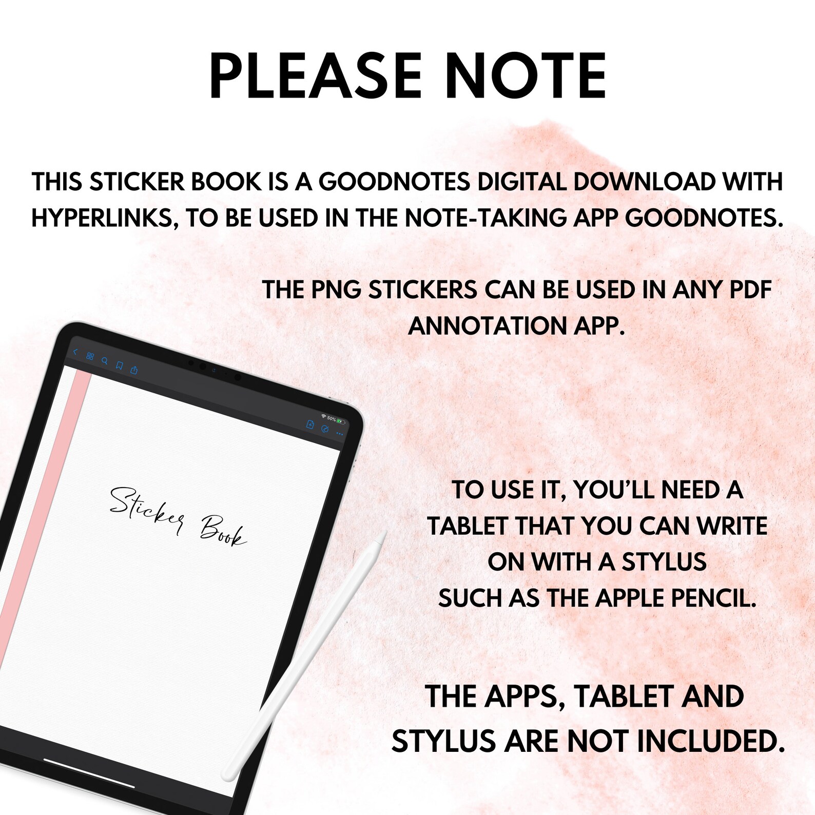 Goodnotes Sticky Notes Goodnotes Post It Notes Digital Etsy