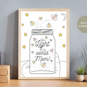 Mother&#39;s Day Handprint Art, Handprint Craft, Fingerprint Art, Handprint Keepsake