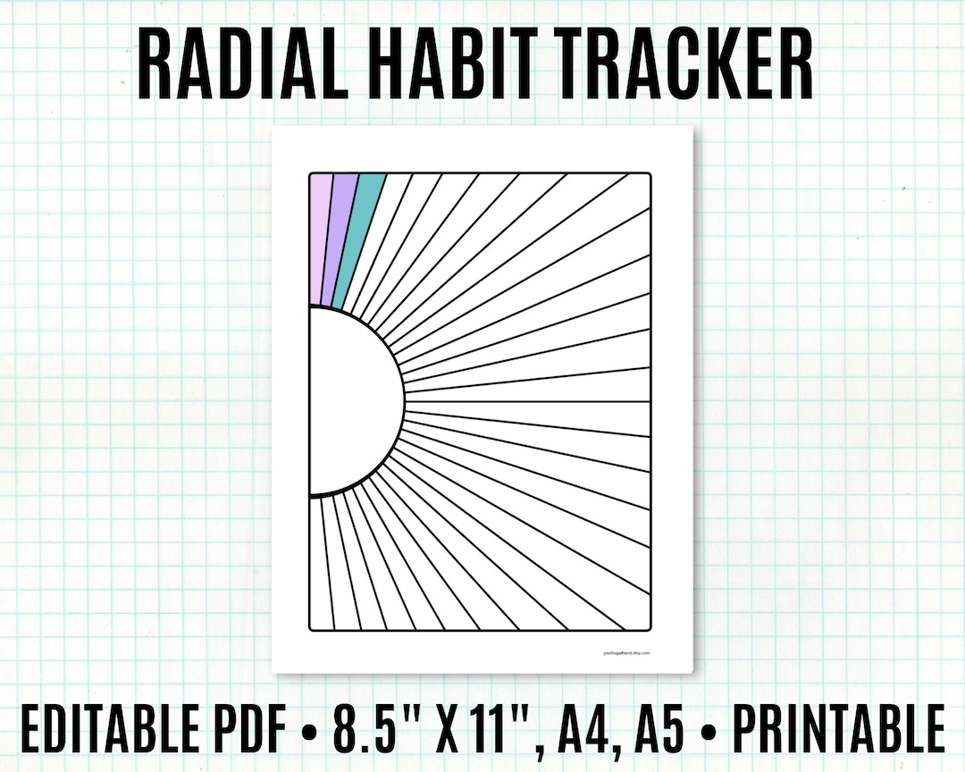 Mood Tracker Printable Editable A4, A5, Letter - Etsy