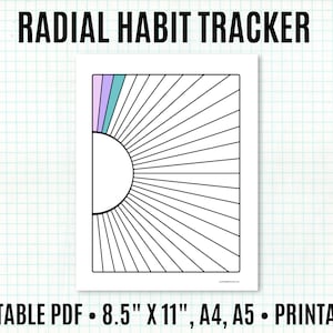 Mood Tracker imprimible - Editable A4, A5, Carta