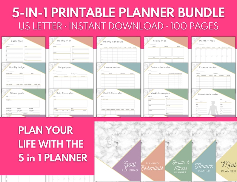 Home Management Binder Ultimate Life Planner Life Binder Etsy