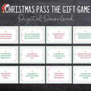 Pass the Gift Game, Gift Exchange Game, Christmas Party Game