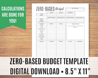 Paycheck Budget Digital, Paycheck to Paycheck Budget Template, Weekly Budget Planner, Monthly Budget, Editable PDF