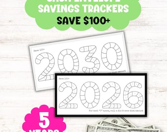 Desafío de Ahorro 2026 Imprimible, Rastreador de Efectivo A6, Rastreador de Ahorro Mensual, Rastreador de Ahorro Anual