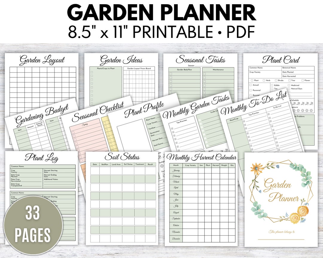 Garden Journal Printable Pages – Growfully