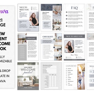 Real Estate New Client Packet, Real Estate Template, Real Estate Marketing, Buyer Survey, Real Estate, Realtor, Onboarding Packet