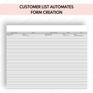 Receipt Template, Order Receipt, Excel, Google Sheets Calculations Done for You image 3
