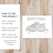 500 Miles Walking/running Challenge Tracker, Printable, Workout Tracker ...