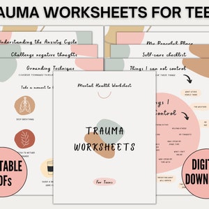 Teen Mental Health, Teen Therapy Journal, Mental Health Worksheets, Teen Coping Skills