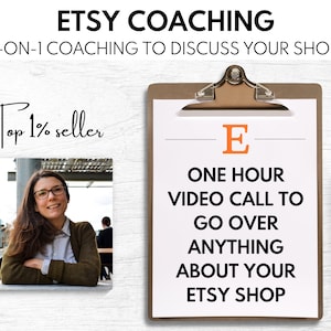 Etsy Seller Success, Etsy Business Coaching, SEO, Etsy Shop Help. Shop Critique, Etsy Marketing, Etsy Expert Help