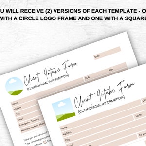 Massage-Intake-Formular, Massage-Einverständniserklärung, Masseur, Kosmetikerin Business Form, Anamnesken-Formular, Anpassen in Canva Bild 3