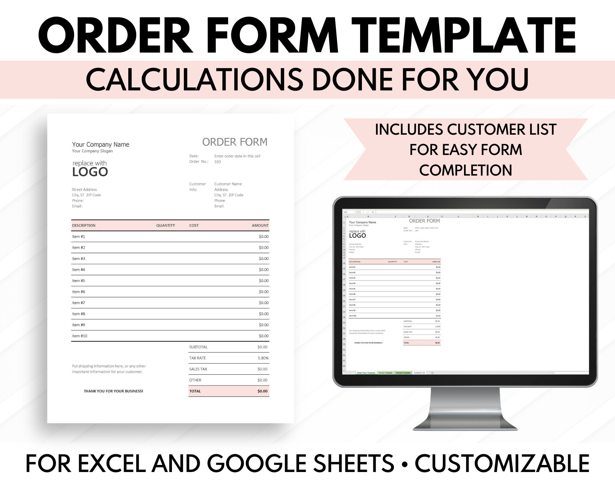 excel forms templates