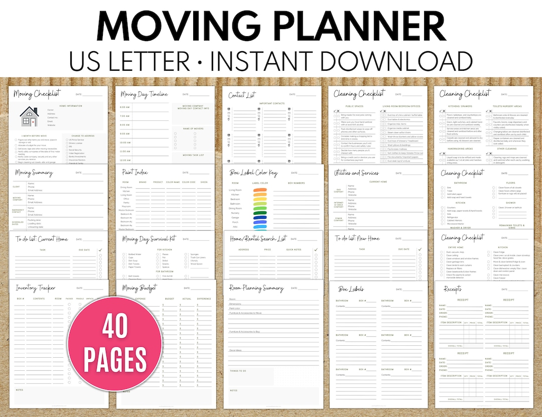 The Ultimate Flat Moving Guide + Printable Checklist - Eurosender Blog