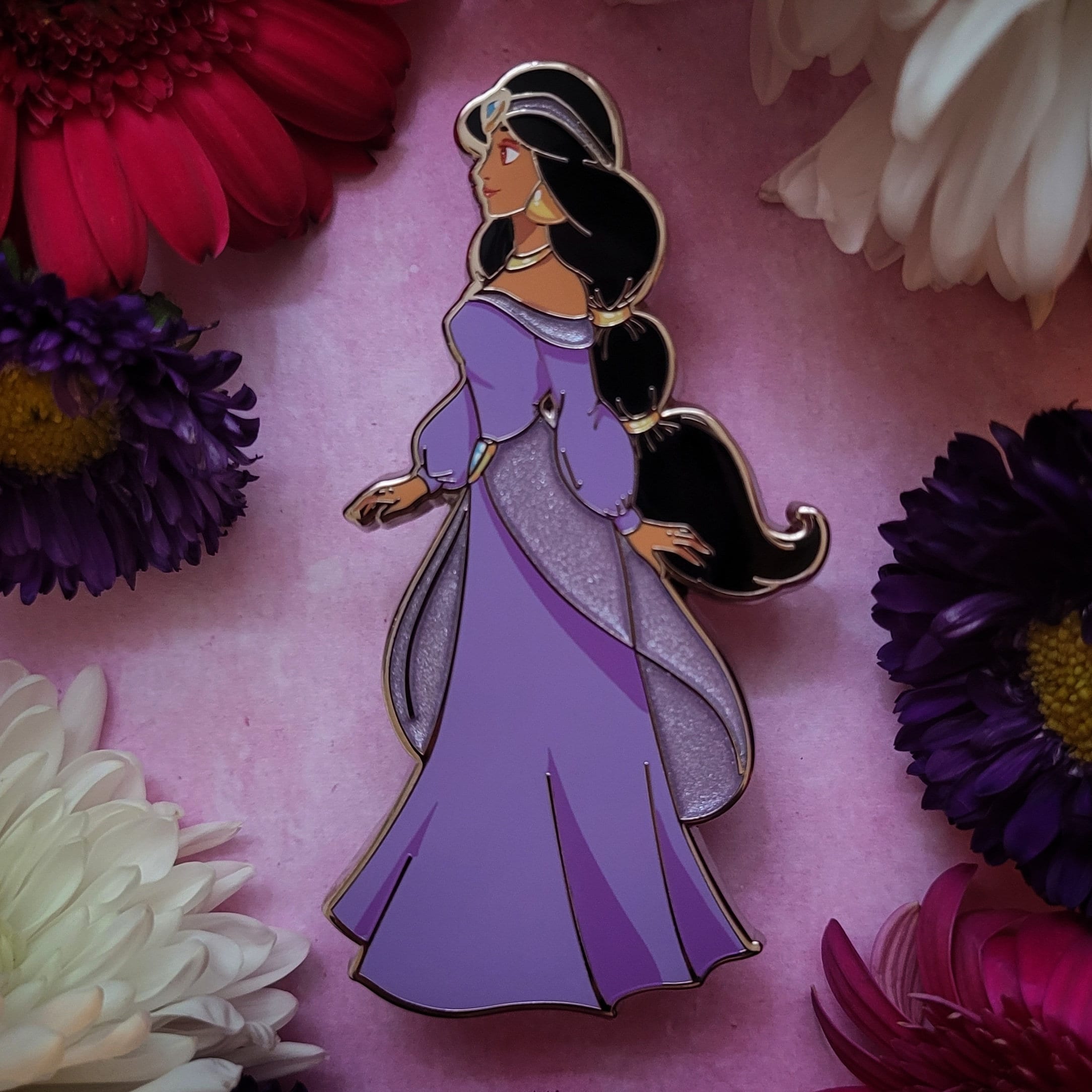 Purple Jasmine Fantasy Pin - Etsy, image size:2168x2168