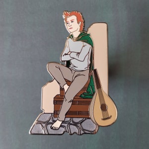 Kvothe Name of the Wind Enamel Pin