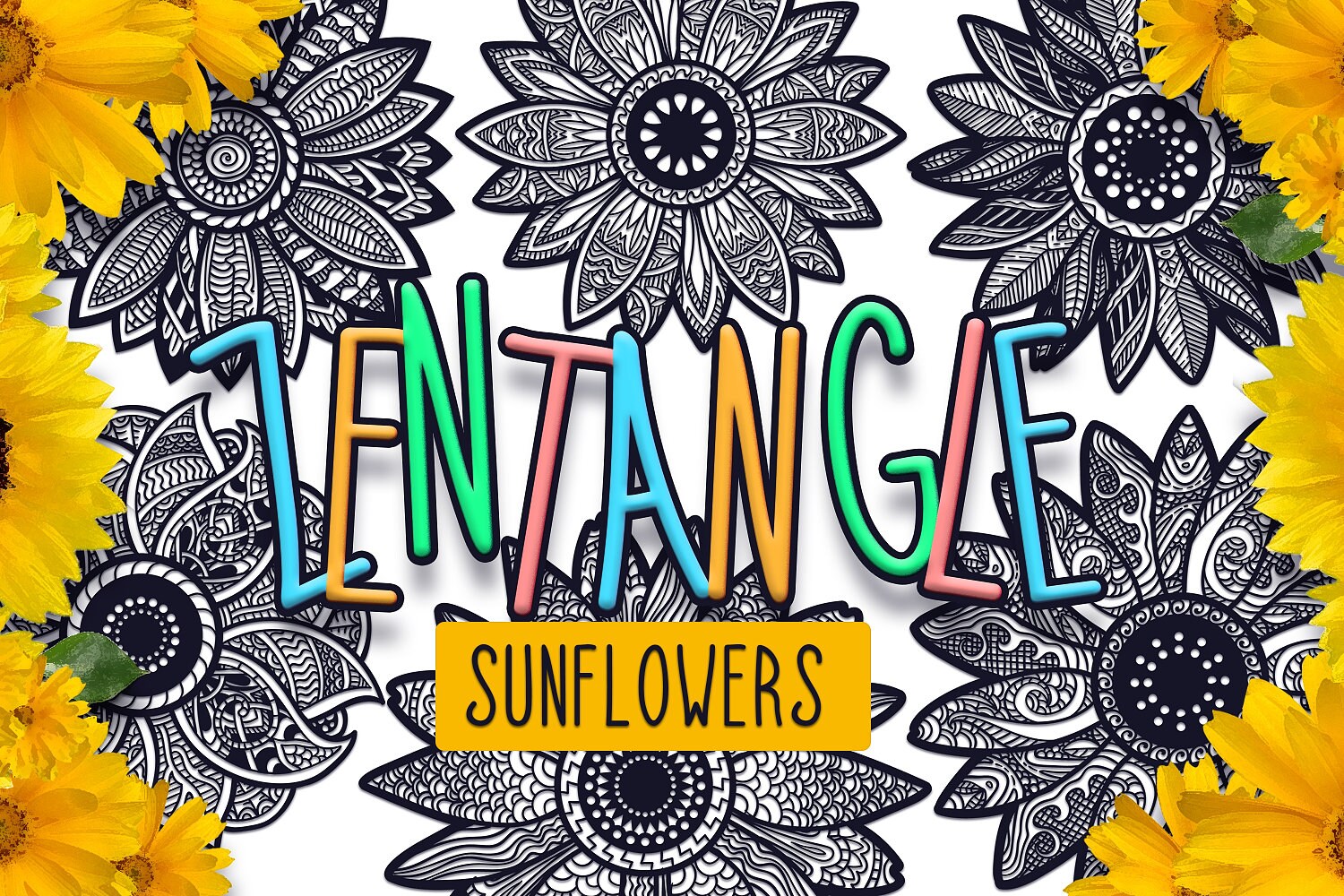 Free Free 224 Sunflower Zentangle Svg SVG PNG EPS DXF File