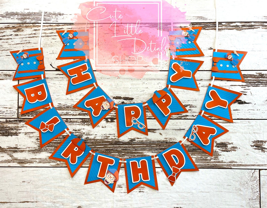 Blippi Birthday Banner Blippi Party Banner - Etsy