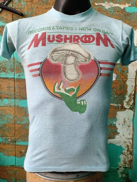 Mushroom 80's Vintage tshirt