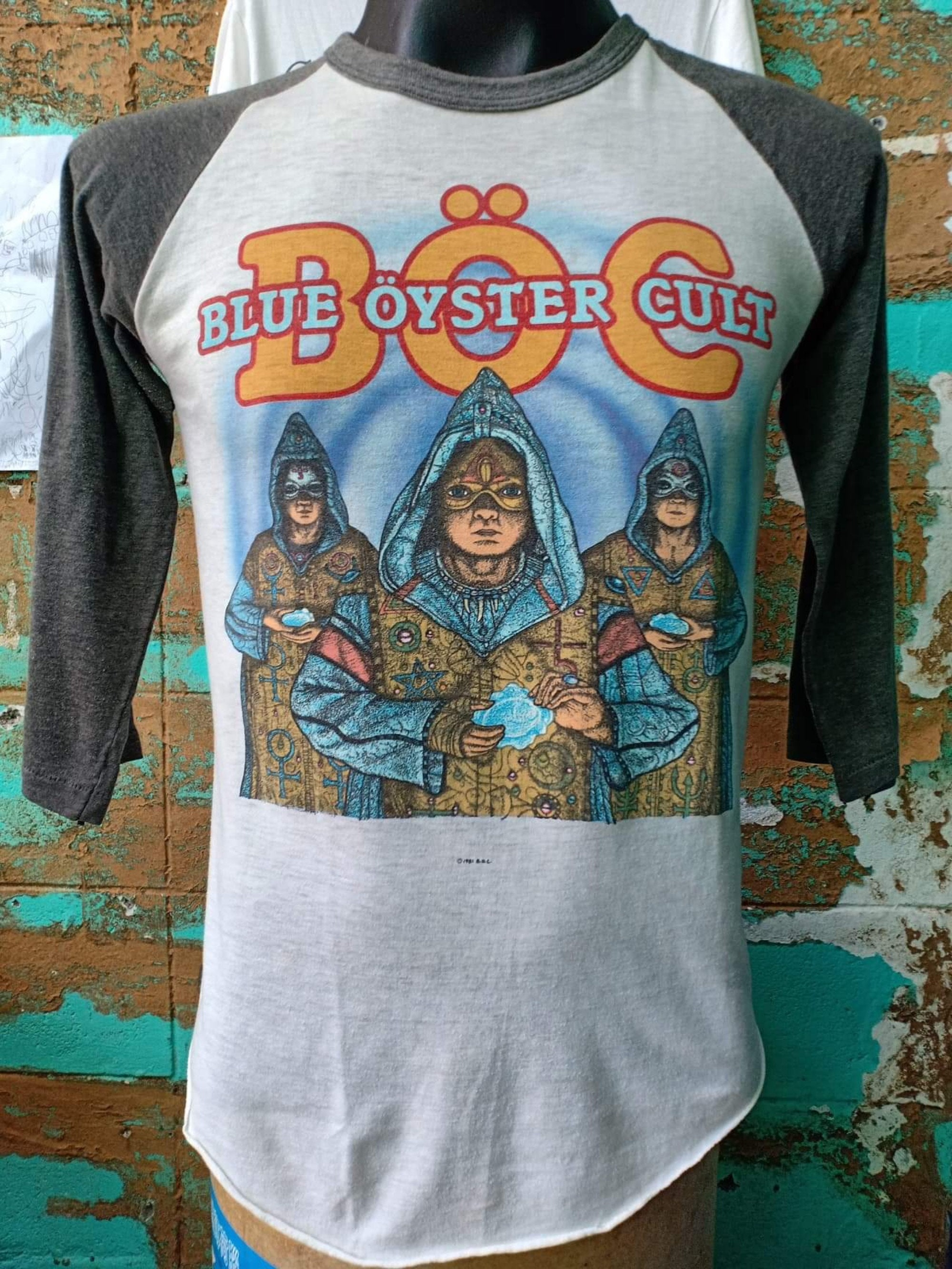 Blue Oyster Cult Tour 1982 Vintage T Shirt Etsy
