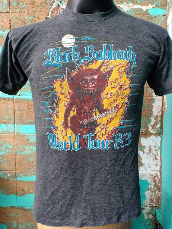 Black Sabbath Wold Tour 1983 Vintage tshirt